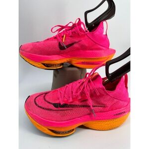 Nike Alphafly NEXT% 2 Womens Running Shoes Pink Orange Athletic Sneakers 10